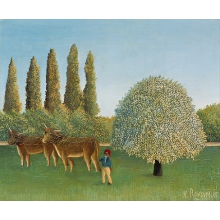  Obraz na płótnie 50x40cm Henri Rousseau Łąka