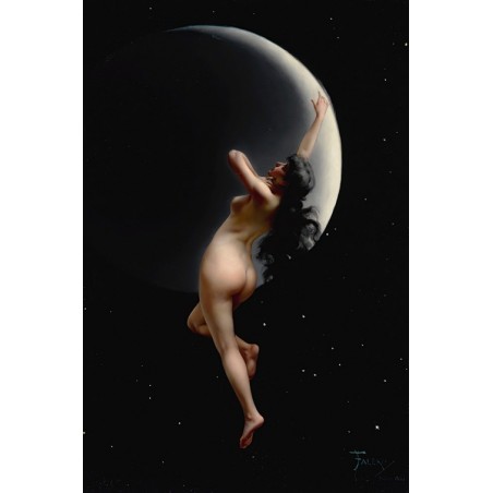  Obraz na płótnie 50x75cm Luisa Ricardo Falero Noc
