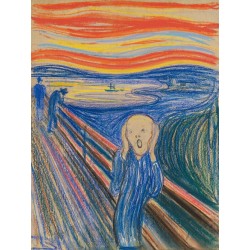  Obraz na płótnie 50x60cm Edvard Munch Krzyk