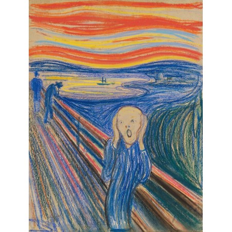  Obraz na płótnie 50x60cm Edvard Munch Krzyk