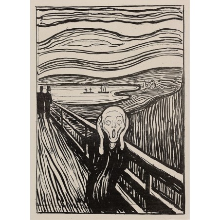  Obraz na płótnie 50x70cm Edvard Munch Krzyk