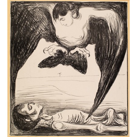  Obraz na płótnie 50x60cm Edvard Munch Harpy