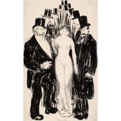  Obraz na płótnie 50x80cm Edvard Munch Aleja