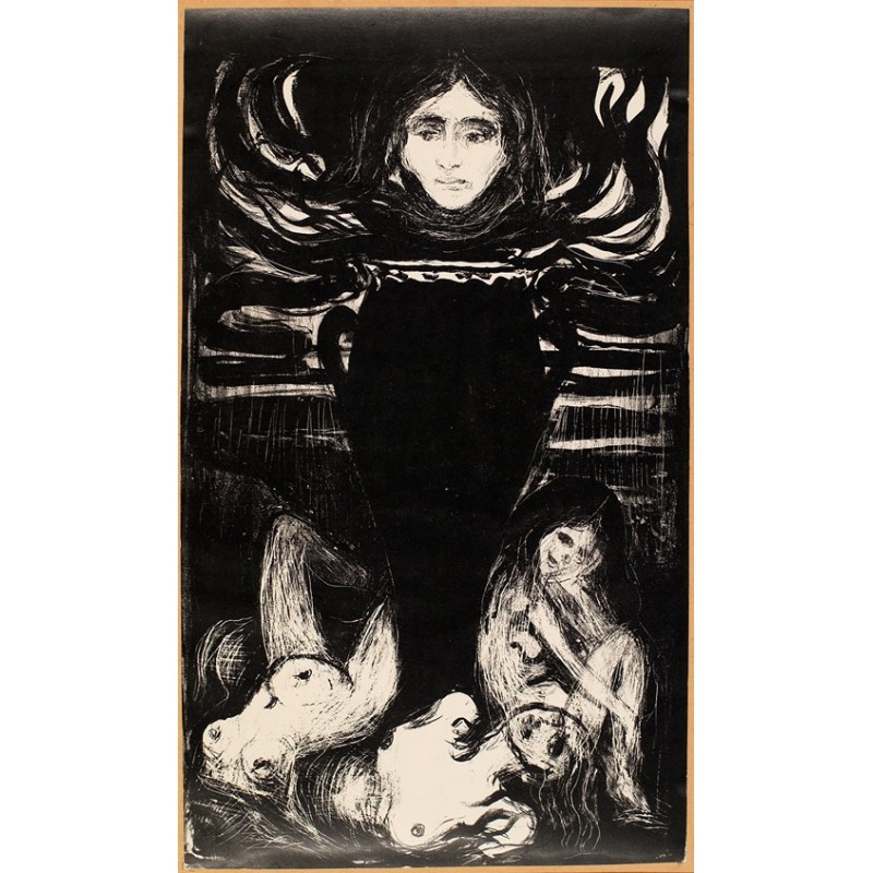  Obraz na płótnie 50x80cm Edvard Munch Urna