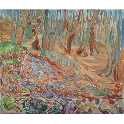  Obraz na płótnie 50x40cm Edvard Munch Las wiązowy wiosną