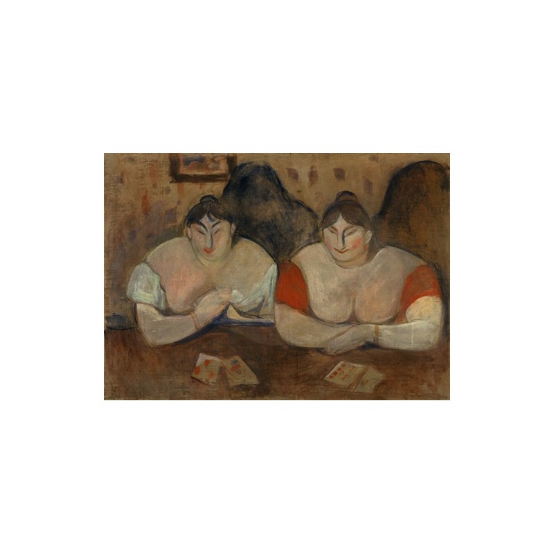  Obraz na płótnie 50x35cm Edvard Munch Rosa i Amelia