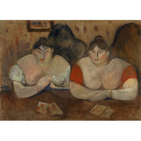  Obraz na płótnie 50x35cm Edvard Munch Rosa i Amelia