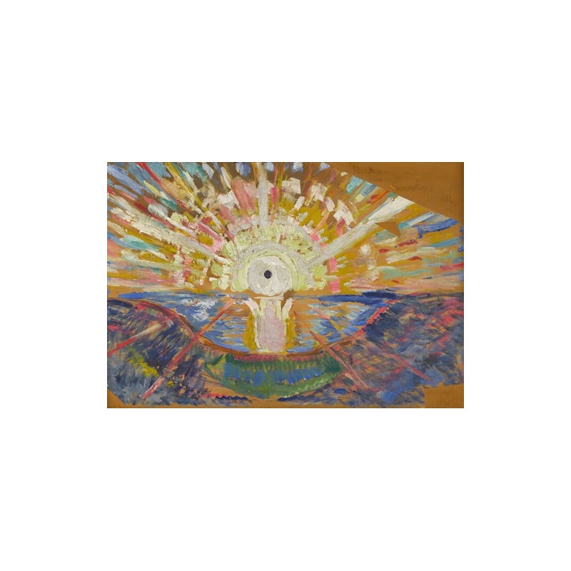  Obraz na płótnie 50x35cm Edvard Munch Słońce