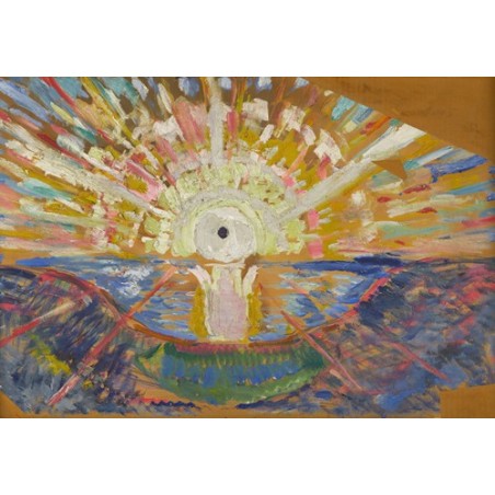  Obraz na płótnie 50x35cm Edvard Munch Słońce