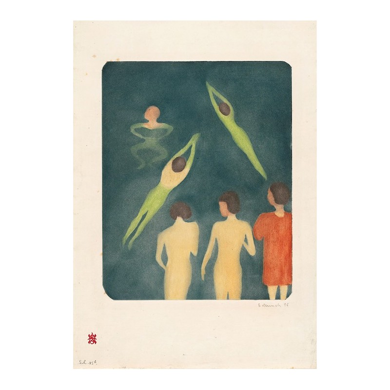  Obraz na płótnie 50x70cm Edvard Munch Kąpiel chłopców