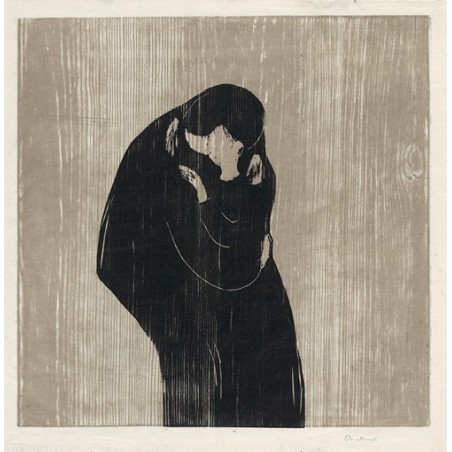  Obraz na płótnie 50x50cm Edvard Munch Pocałunek IV