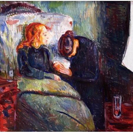  Obraz na płótnie 50x50cm Edvard Munch Chore dziecko