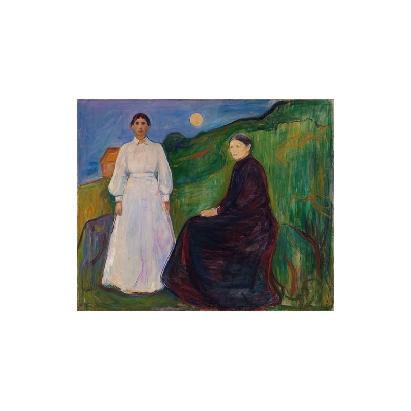  Obraz na płótnie 50x40cm Edvard Munch Matka i córka