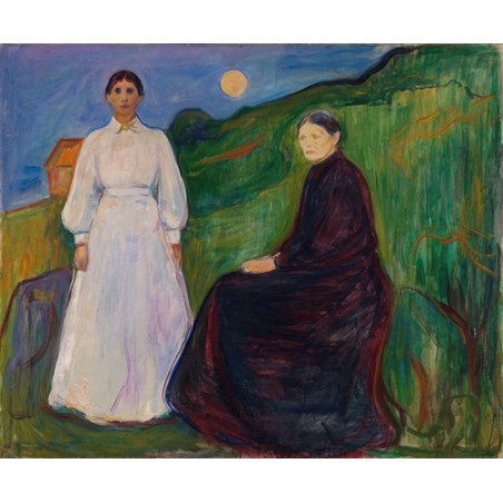  Obraz na płótnie 50x40cm Edvard Munch Matka i córka