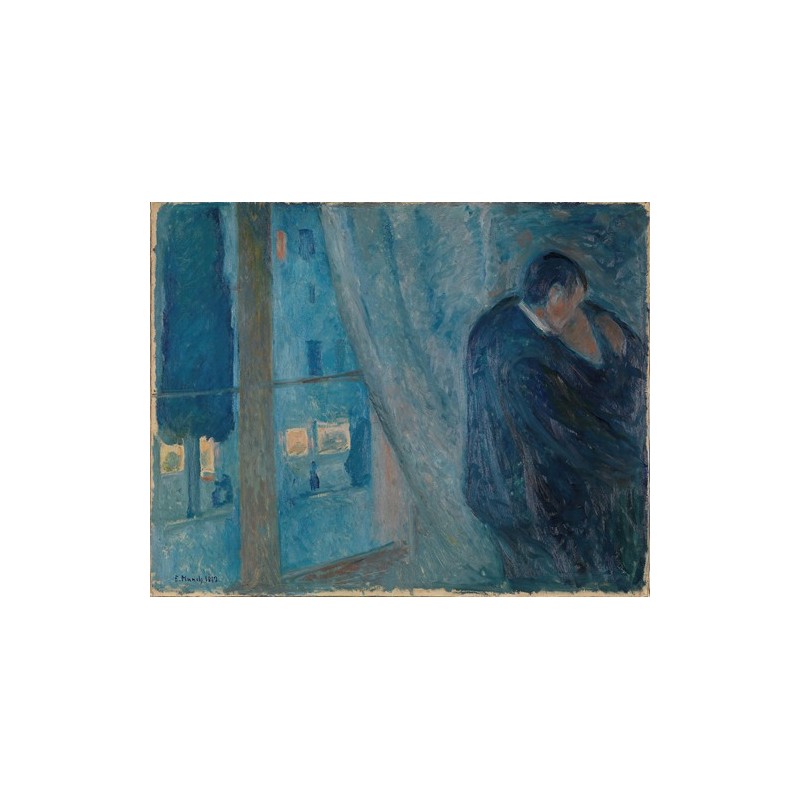  Obraz na płótnie 50x40cm Edvard Munch Pocałunek