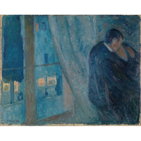  Obraz na płótnie 50x40cm Edvard Munch Pocałunek