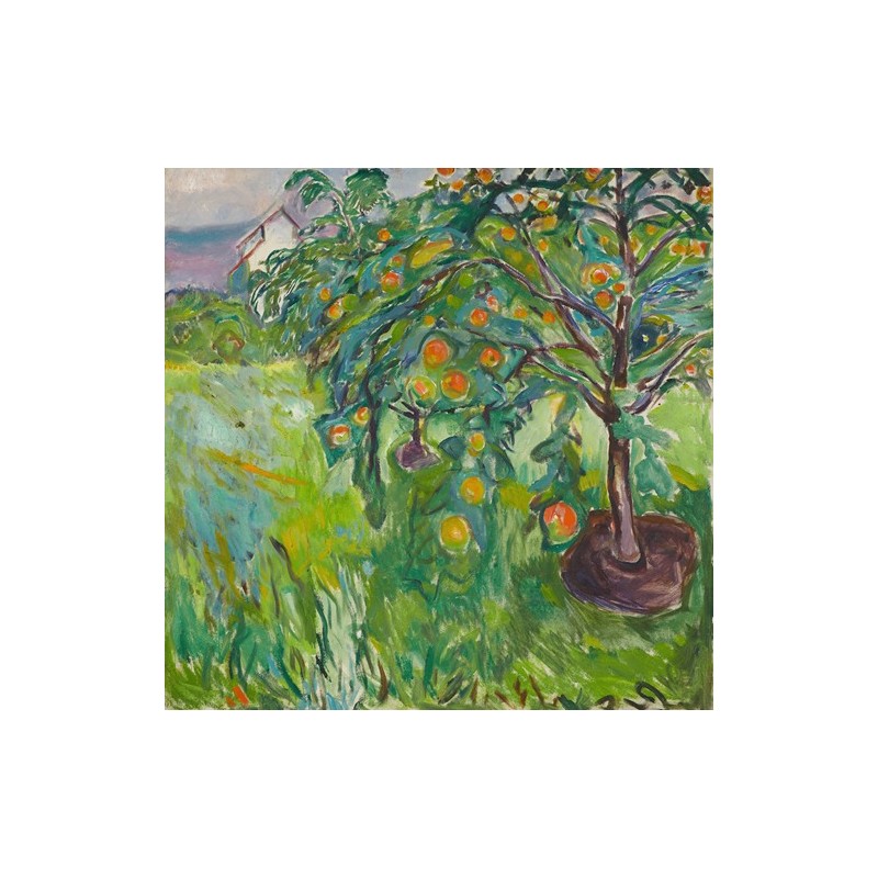  Obraz na płótnie 50x50cm Edvard Munch Jabłoń