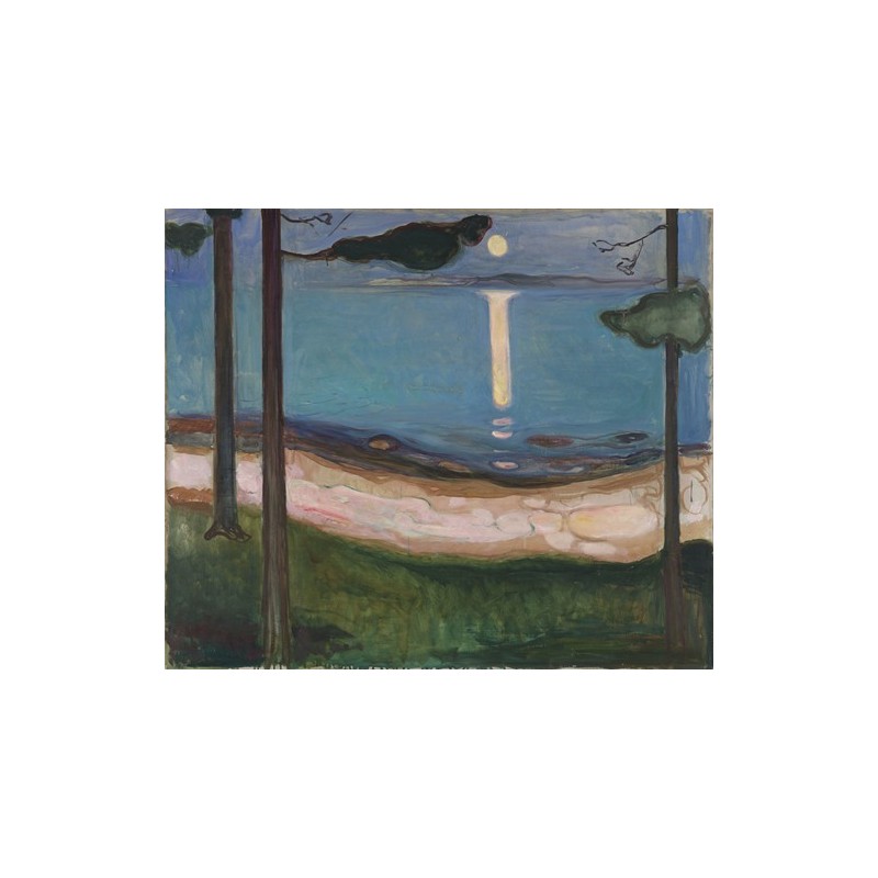  Obraz na płótnie 50x40cm Edvard Munch Światło księżyca
