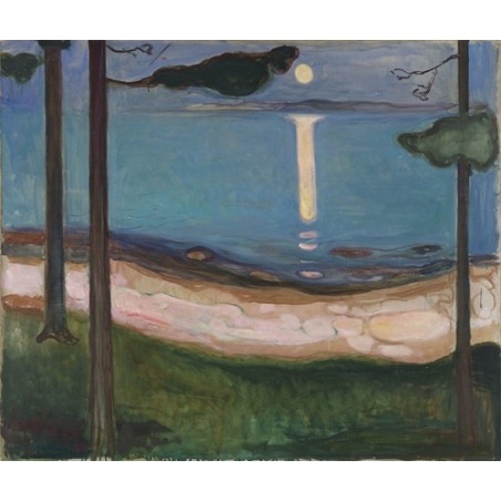  Obraz na płótnie 50x40cm Edvard Munch Światło księżyca