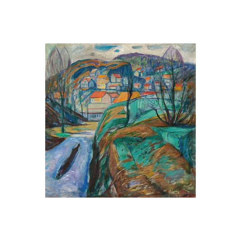  Obraz na płótnie 50x50cm Edvard Munch