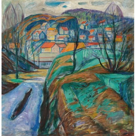  Obraz na płótnie 50x50cm Edvard Munch