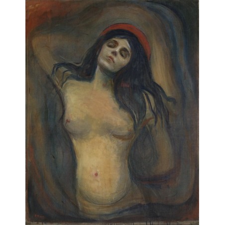 Obraz na płótnie 50x60cm Edvard Munch Madonna