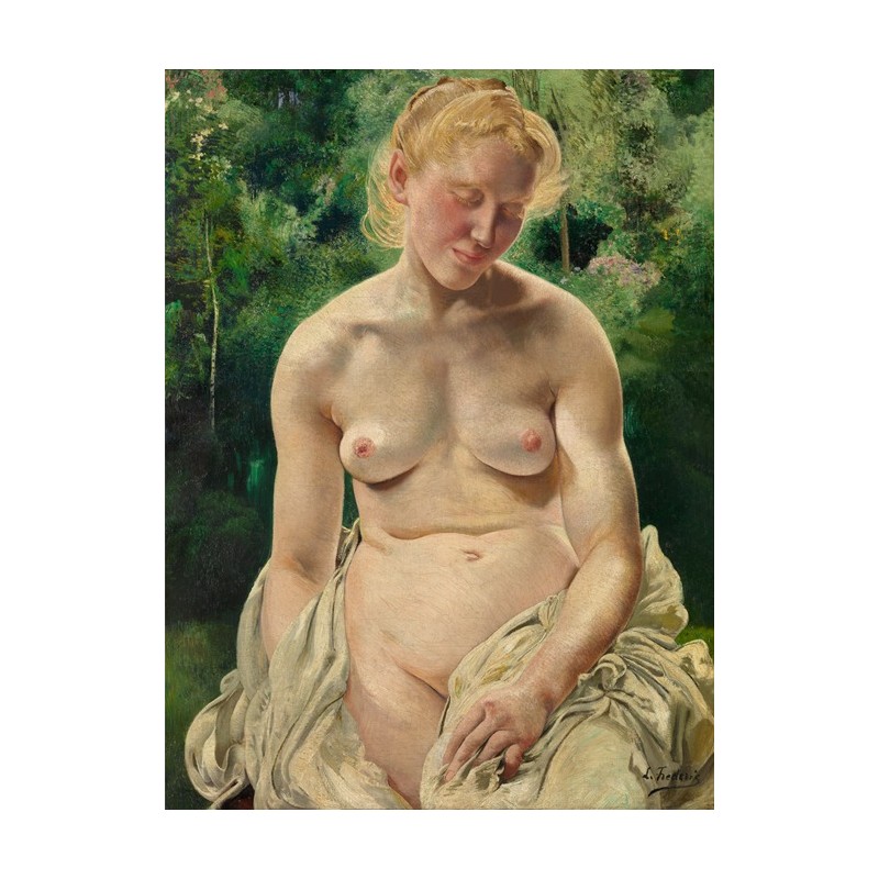  Obraz na płótnie 50x70cm Leon Frederic Neśmiałość