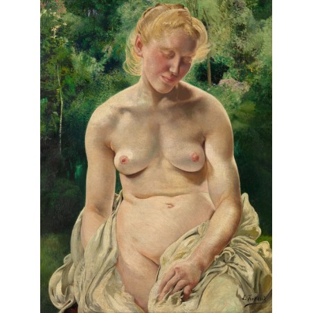  Obraz na płótnie 50x70cm Leon Frederic Neśmiałość