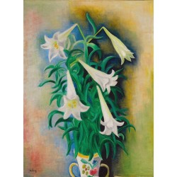  Obraz na płótnie 50x60cm Moïse Kisling Lilie