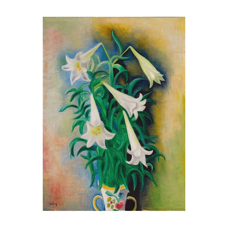  Obraz na płótnie 50x60cm Moïse Kisling Lilie