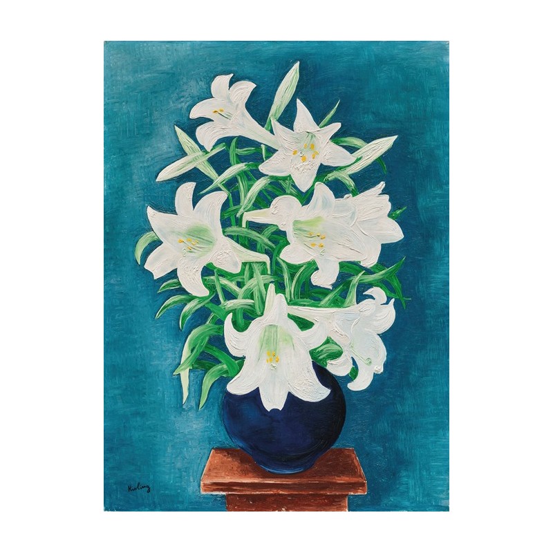  Obraz na płótnie 50x70cm Moïse Kisling Lilie