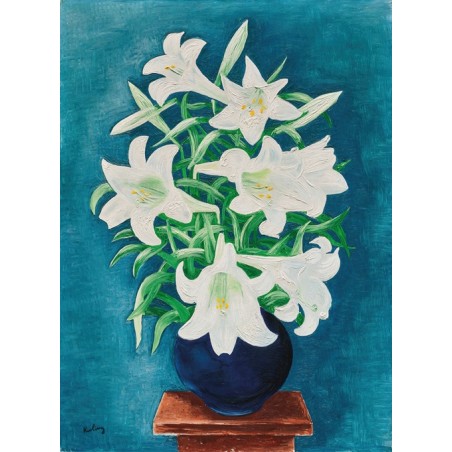  Obraz na płótnie 50x70cm Moïse Kisling Lilie
