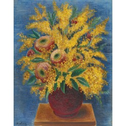  Obraz na płótnie 50x60cm Moïse Kisling Róże i mimozy