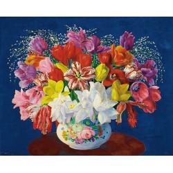  Obraz na płótnie 50x40cm Moïse Kisling Bukiet tulipanów