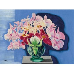  Obraz na płótnie 50x35cm Moïse Kisling Bukiet Orchidei