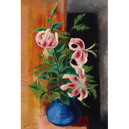  Obraz na płótnie 50x70cm Moïse Kisling Kwiaty w wazonie