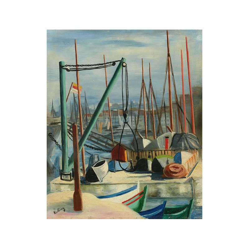  Obraz na płótnie 50x60cm Moïse Kisling Port w Marsylii