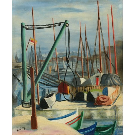  Obraz na płótnie 50x60cm Moïse Kisling Port w Marsylii