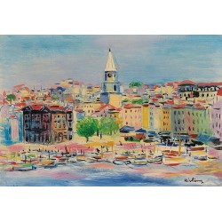  Obraz na płótnie 50x35cm Moïse Kisling Port w Marsylii