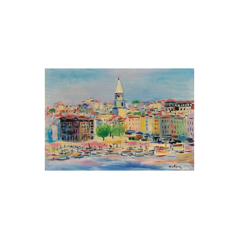  Obraz na płótnie 50x35cm Moïse Kisling Port w Marsylii