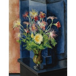  Obraz na płótnie 50x60cm Moïse Kisling Paprotki i gerbery