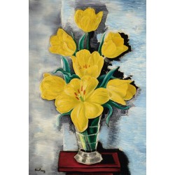  Obraz na płótnie 50x75cm Moïse Kisling WSazon z tulipanami