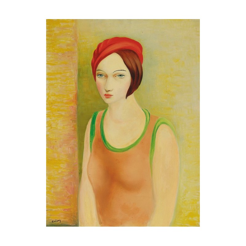  Obraz na płótnie 50x60cm Moïse Kisling Portret