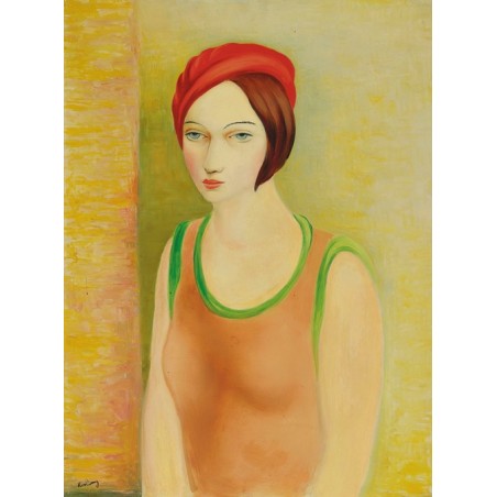  Obraz na płótnie 50x60cm Moïse Kisling Portret