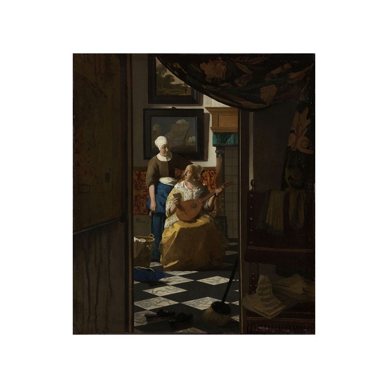  Obraz na płótnie 50x60cm Johannes Vermeer