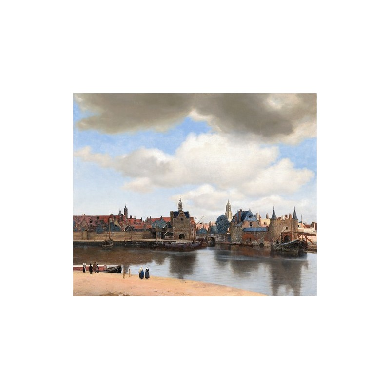  Obraz na płótnie 50x40cm Johannes Vermeer Widok na Delft