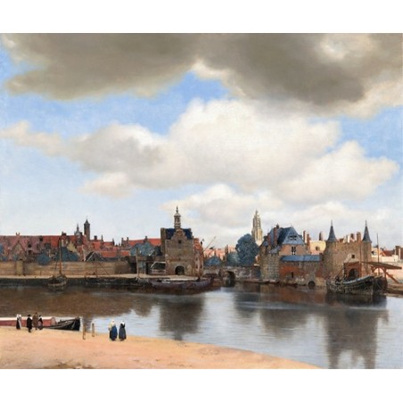 Obraz na płótnie 50x40cm Johannes Vermeer Widok na Delft