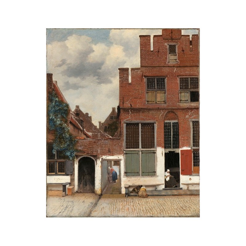  Obraz na płótnie 50x60cm Johannes Vermeer Widok domów w Delfcie