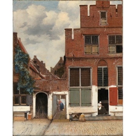 Obraz na płótnie 50x60cm Johannes Vermeer Widok domów w Delfcie