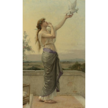  Obraz na płótnie 50x80cm Alexandre Cabanel Posłaniec miłosny